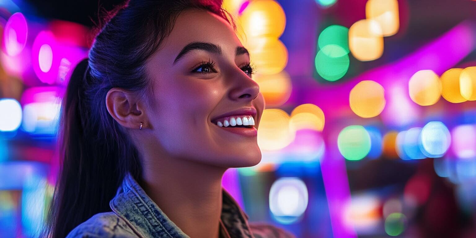 A Young Woman Enjoying Nisantan Games