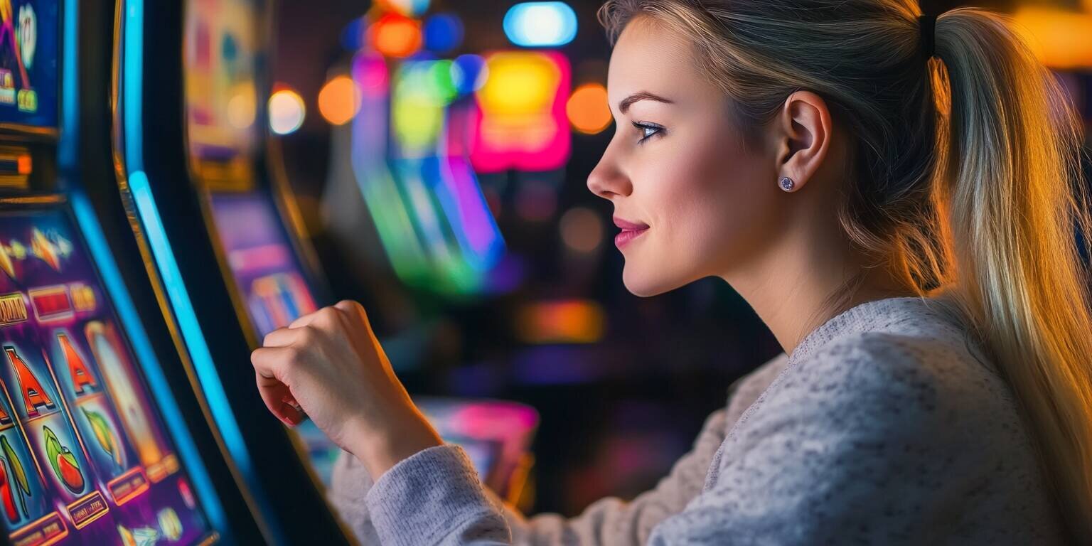 A Young Woman Playing Lucky Jet at Nisantan