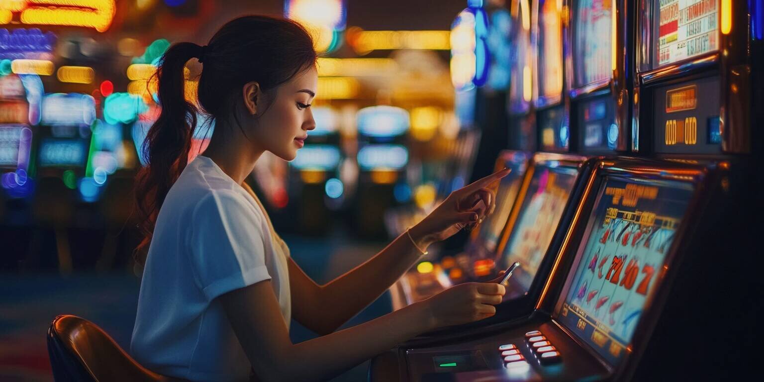 A Young Woman Using Lucky Jet Strategies at Nisantan